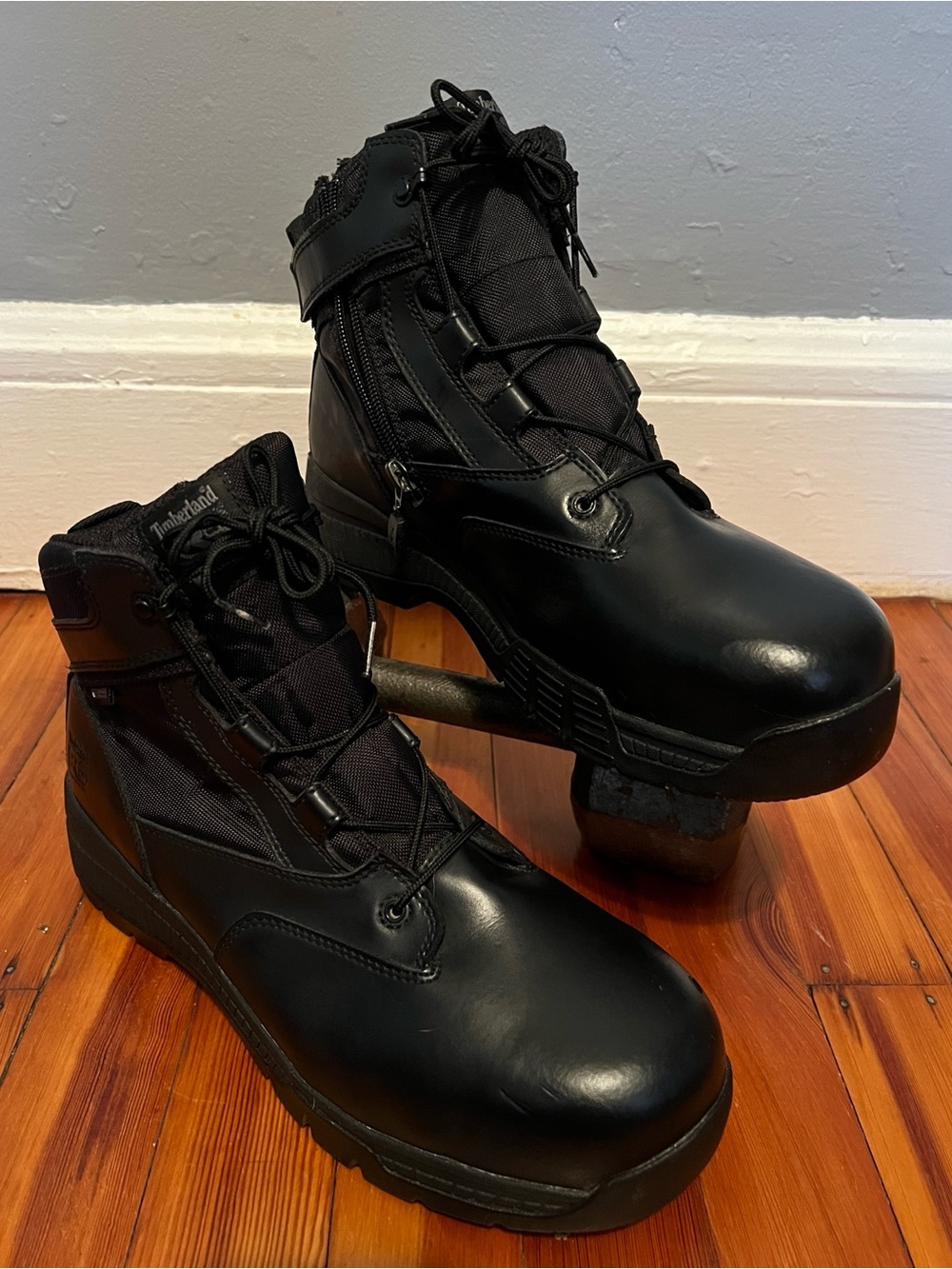 Timberland Black Men's Tactical Work Boots